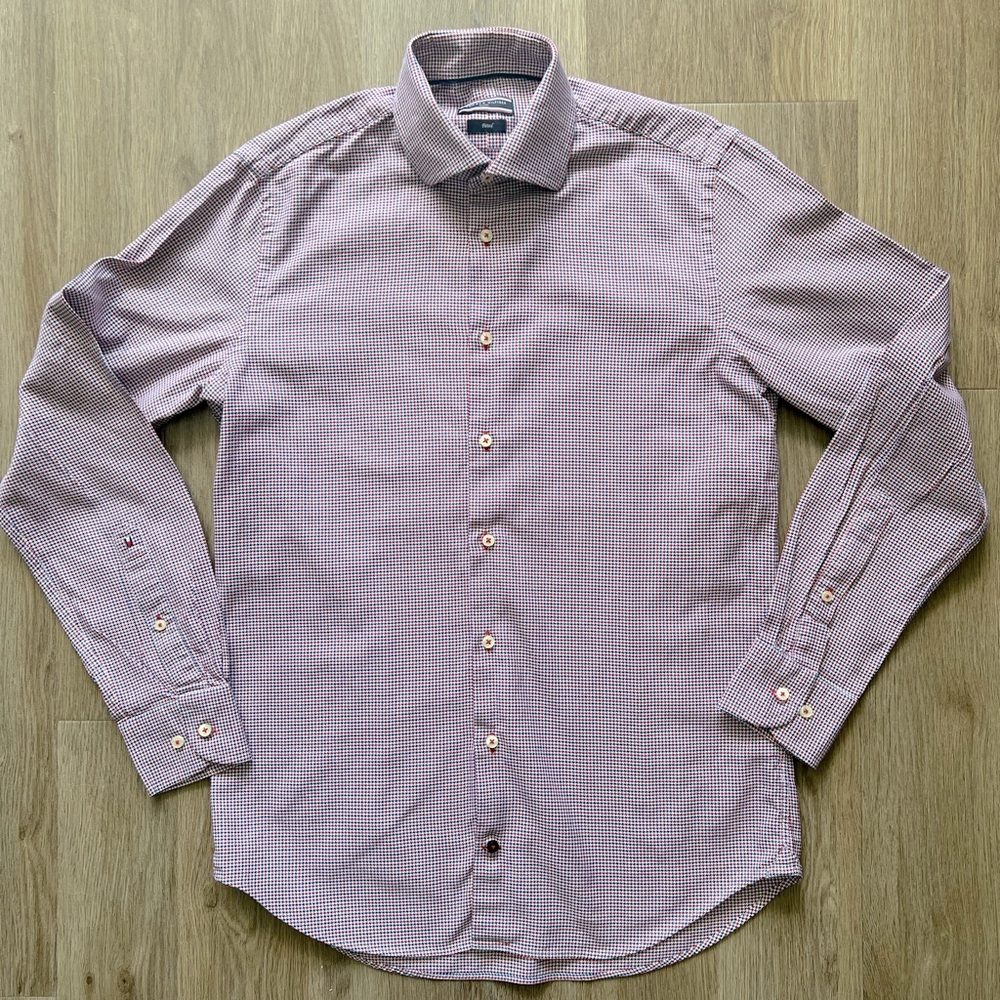 Tommy Hilfiger Houndstooth Dress Shirt